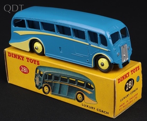 Dinky toys 281 luxury coach mm90 front