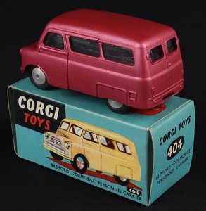 Corgi toys 404 bedford dormobile personnel carrier mm104 back
