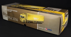 Corgi an 13419 erf ect olympic curtainside truck gold plated mm125 box 1