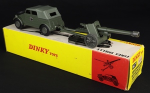 Dinky toys 617 volkswagen kdf 50mm pak anti tank gun mm126 back