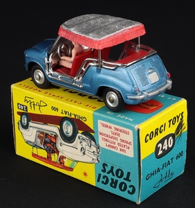 Corgi toys 240 ghia fiat jolly mm136 back