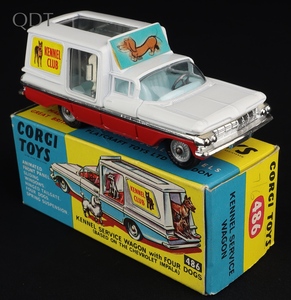 Corgi toys 486 kennel service wagon four dogs mm137 front